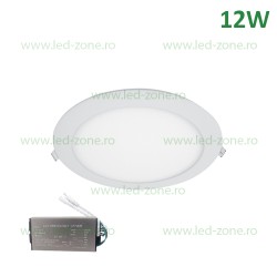 Spot LED 12W Rotund STELLAR Alb Emergenta 